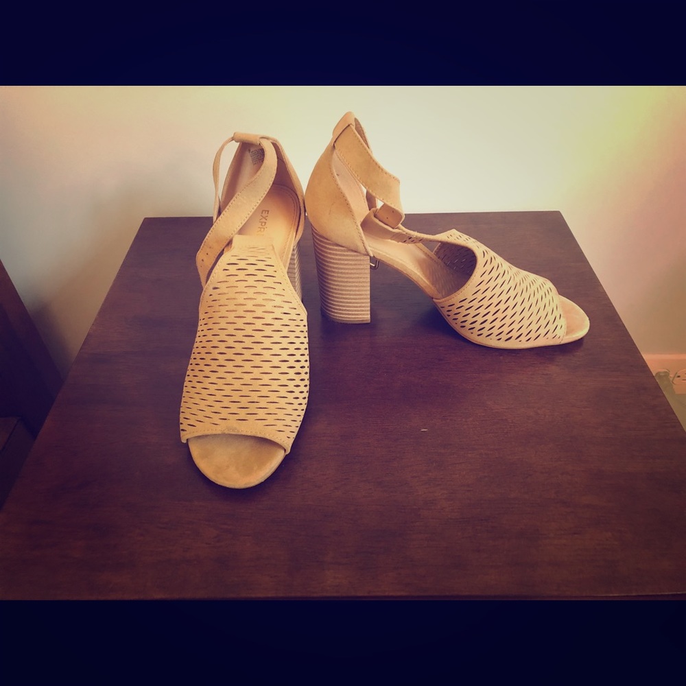 Express Nude Heels. Price Drop
